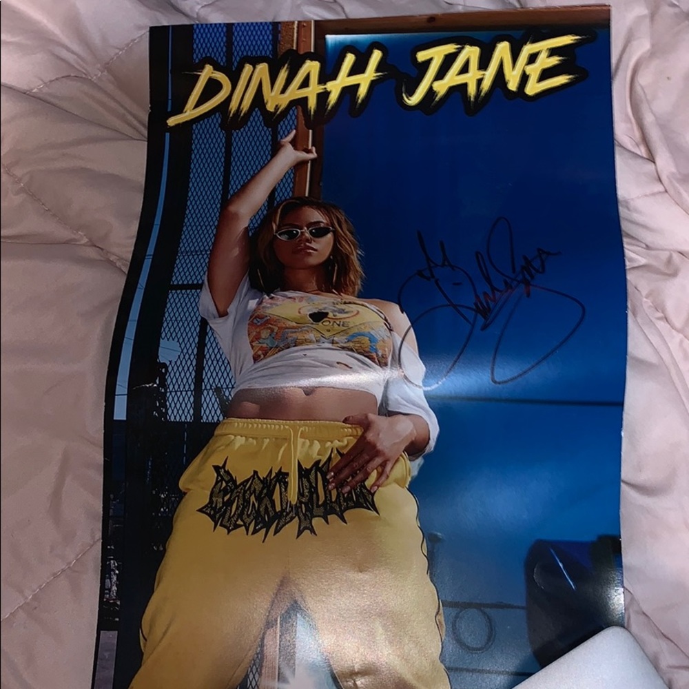 Dinah Jane authentic signed poster
